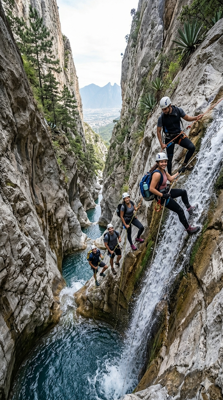 Turismo de Aventura en Matacanas, Monterrey, Nuevo León.