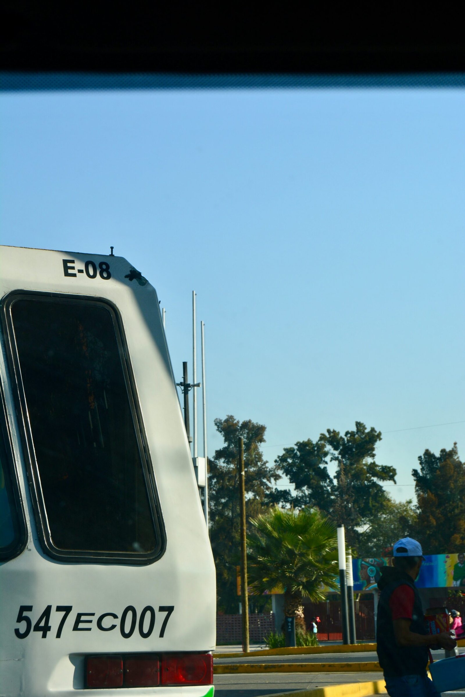 Ruta para eutobús en Monterrey.